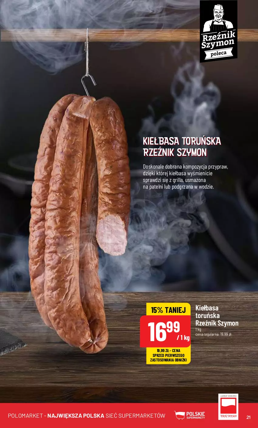 Gazetka promocyjna PoloMarket - Gazetka pomocyjna - ważna 20.03 do 26.03.2024 - strona 21 - produkty: Grill, Kiełbasa