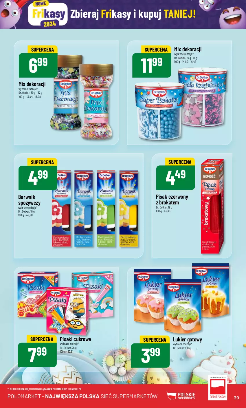 Gazetka promocyjna PoloMarket - Gazetka pomocyjna - ważna 20.03 do 26.03.2024 - strona 39 - produkty: Dr. Oetker