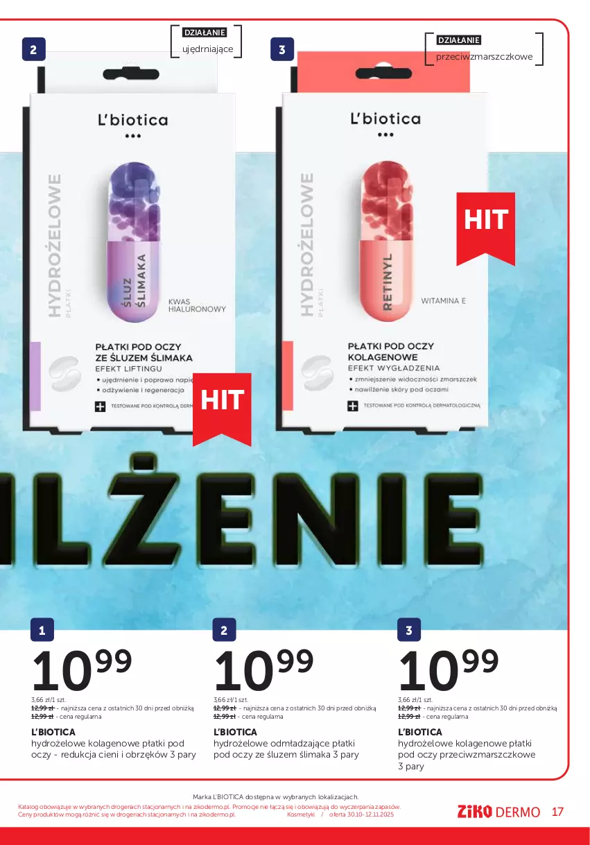 Gazetka promocyjna Ziko - Gazetka Ziko Dermo - ważna 30.10 do 12.11.2025 - strona 17 - produkty: Kolagen, L'Biotica, Mars