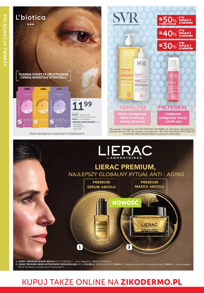 Gazetka promocyjna Ziko - Gazetka Ziko Dermo - ważna 30.10 do 12.11.2025 - strona 18 - produkty: L'Biotica, Maska, Rum, Ser, Serum, SVR, Top
