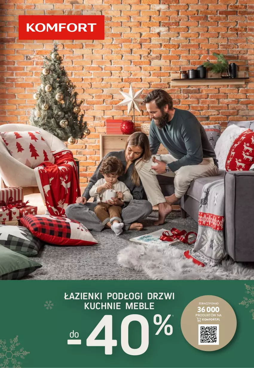 Gazetka promocyjna Komfort - Gazetka - ważna 09.11 do 20.12.2022 - strona 1 - produkty: Drzwi, Meble