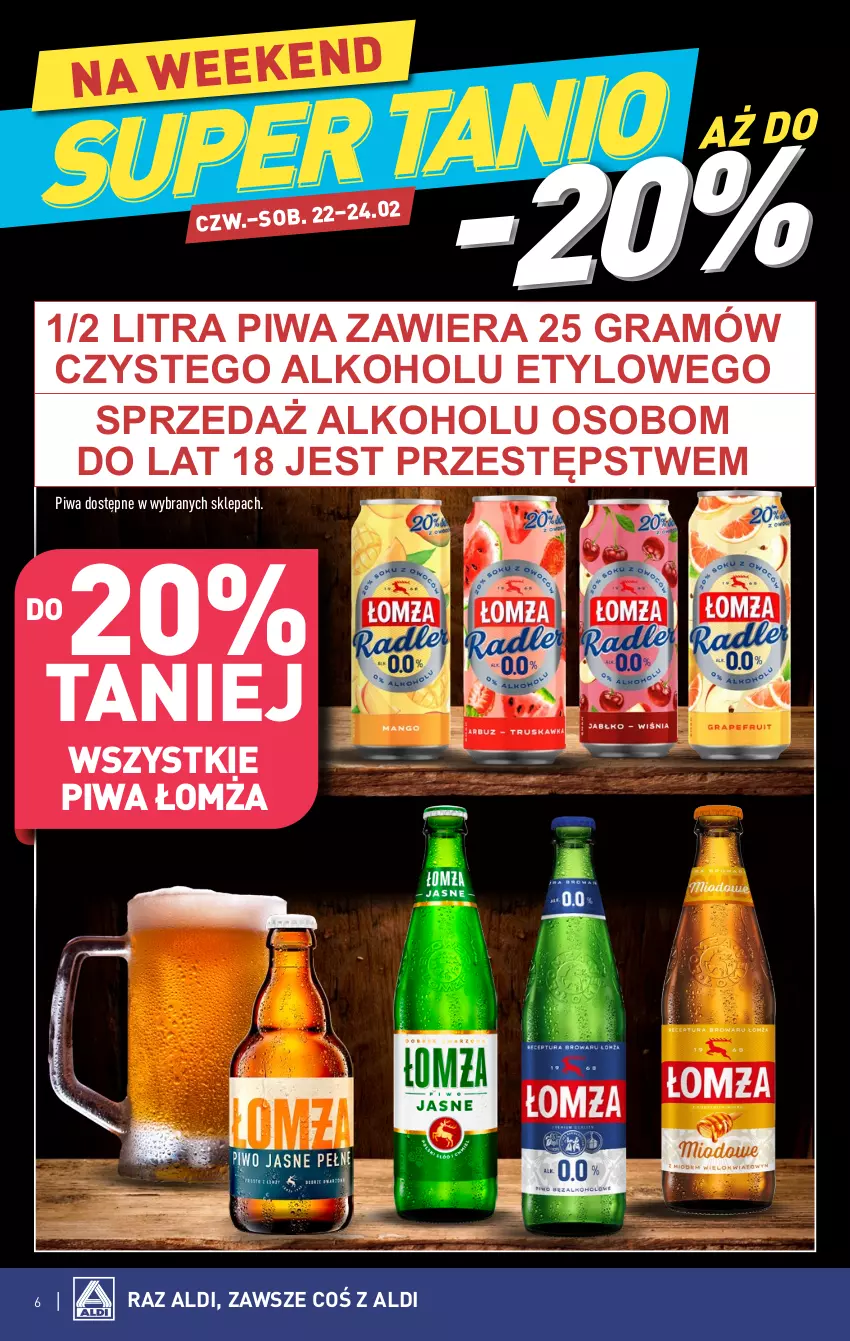 Gazetka promocyjna Aldi - COŚ na weekend - ważna 22.02 do 24.02.2024 - strona 6 - produkty: Gra, Piwa