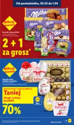 Gazetka promocyjna Lidl - Gazetka ważna od 30.03 do 1.04 - Gazetka - ważna od 01.04 do 01.04.2026 - strona 15 - produkty: Praliny, Raffaello, Ferrero, Milka, Fa