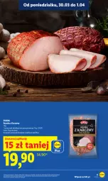 Gazetka promocyjna Lidl - Gazetka ważna od 30.03 do 1.04 - Gazetka - ważna od 01.04 do 01.04.2026 - strona 5 - produkty: Szynka, PIKOK