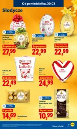 Gazetka promocyjna Lidl - Gazetka ważna od 30.03 do 1.04 - Gazetka - ważna od 01.04 do 01.04.2026 - strona 51 - produkty: Ser, Gra, Raffaello, Ferrero Rocher, Czekolada, Ferrero, Fa