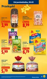 Gazetka promocyjna Lidl - Gazetka ważna od 30.03 do 1.04 - Gazetka - ważna od 01.04 do 01.04.2026 - strona 61 - produkty: Kurczak, Lajkonik, Daktyle, Chrupki, Wafle, Popcorn, Przysnacki, Grill, Fa