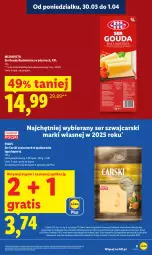 Gazetka promocyjna Lidl - Gazetka ważna od 30.03 do 1.04 - Gazetka - ważna od 01.04 do 01.04.2026 - strona 9 - produkty: Top, Ser, Gra, Cars, Mlekovita, Pilos, Gouda, Mleko, Fa