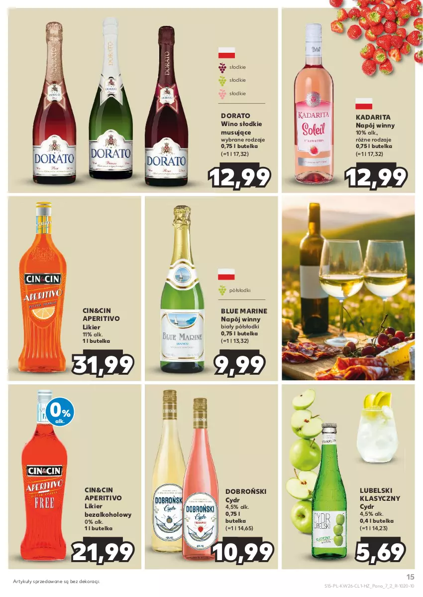 Gazetka promocyjna Kaufland - Barek Kauflandu - ważna 27.06 do 10.07.2024 - strona 15 - produkty: Likier, Mus, Napój, Wino