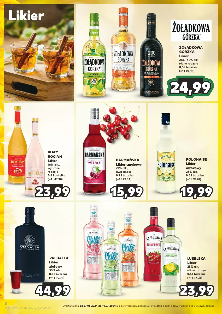 Gazetka promocyjna Kaufland - Barek Kauflandu - ważna 27.06 do 10.07.2024 - strona 8 - produkty: Biały Bocian, Likier