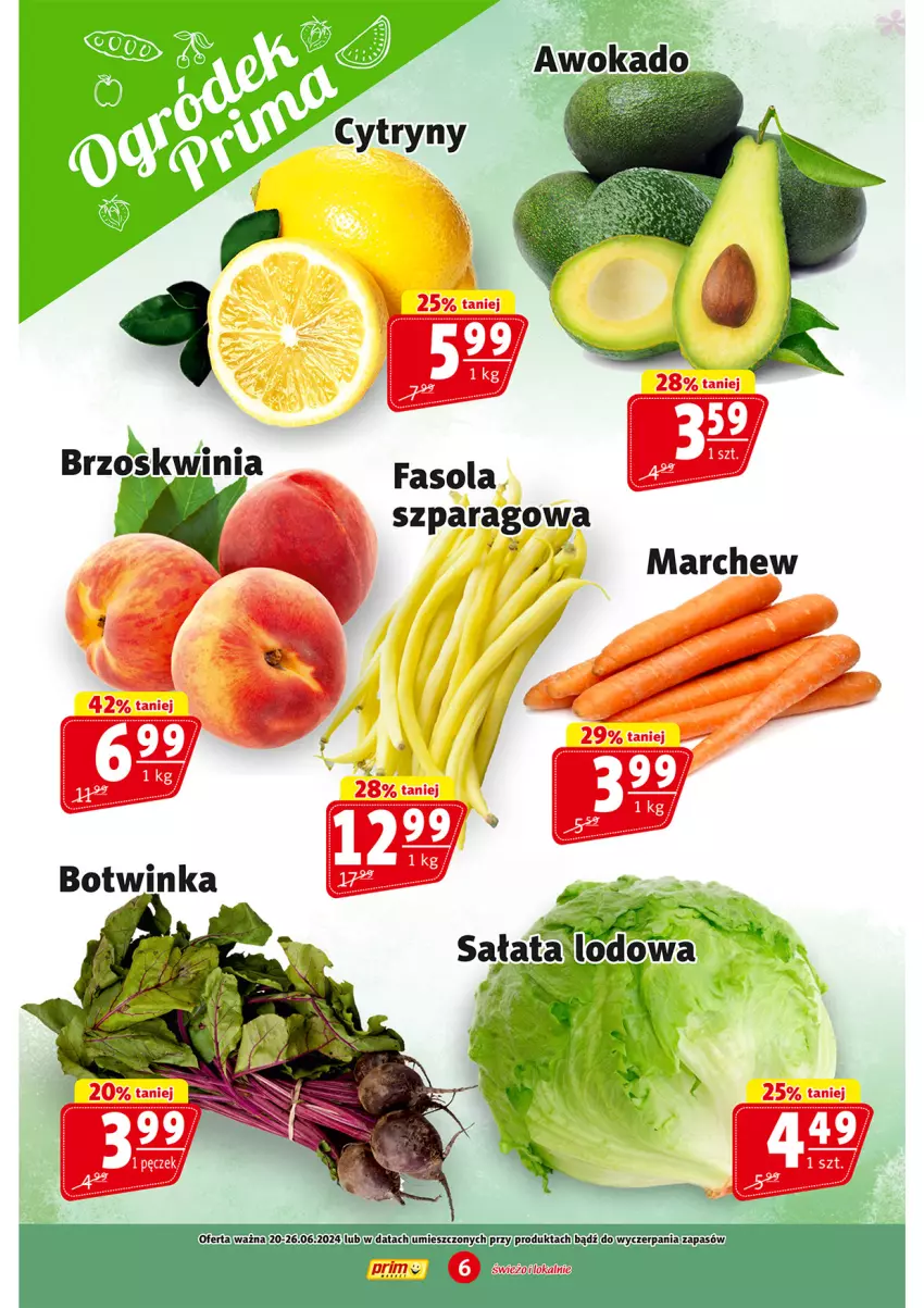 Gazetka promocyjna Prim Market - ważna 20.06 do 26.06.2024 - strona 6 - produkty: Fa, Fasola