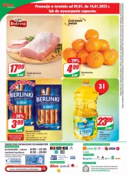 Gazetka promocyjna Dino - Gazetka - Gazetka - ważna od 17.01 do 17.01.2023 - strona 24 - produkty: Ser, Parówki, Tera, Berlinki, Schab bez kości, Fa