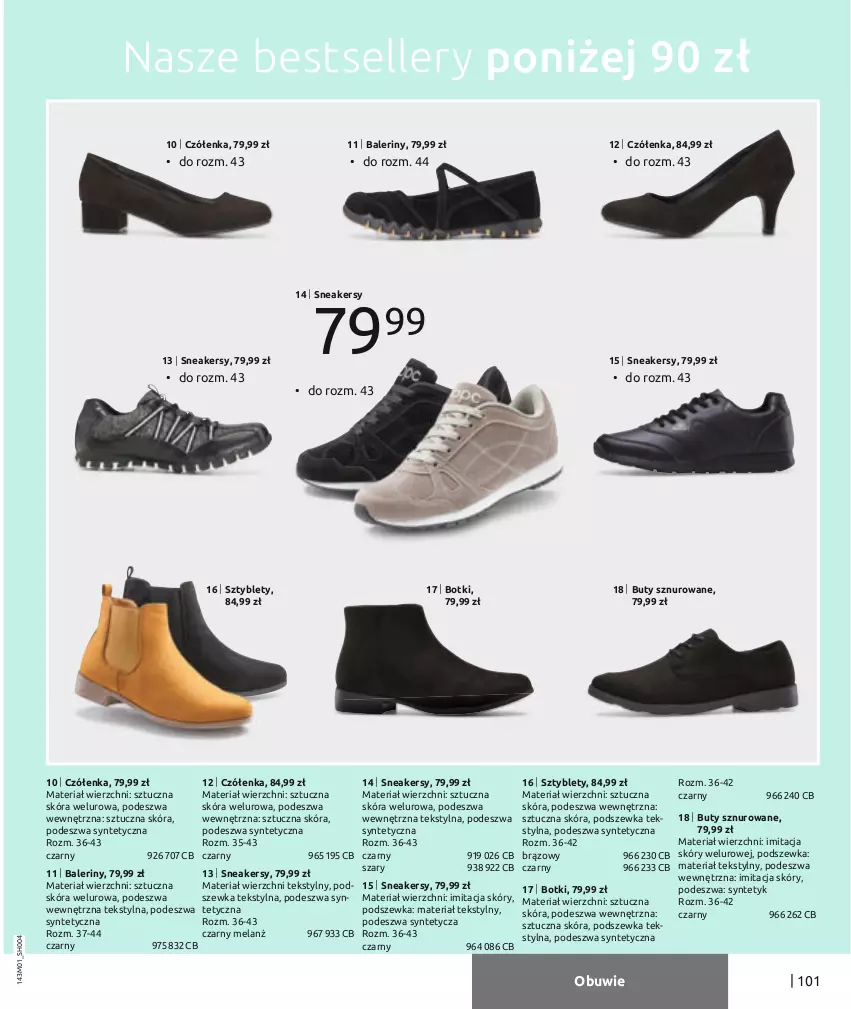 Gazetka promocyjna Bonprix - Nowy rok, nowy look! - ważna 01.01 do 04.07.2021 - strona 103 - produkty: Baleriny, Botki, Buty, Obuwie, Sneakersy, Sztyblety