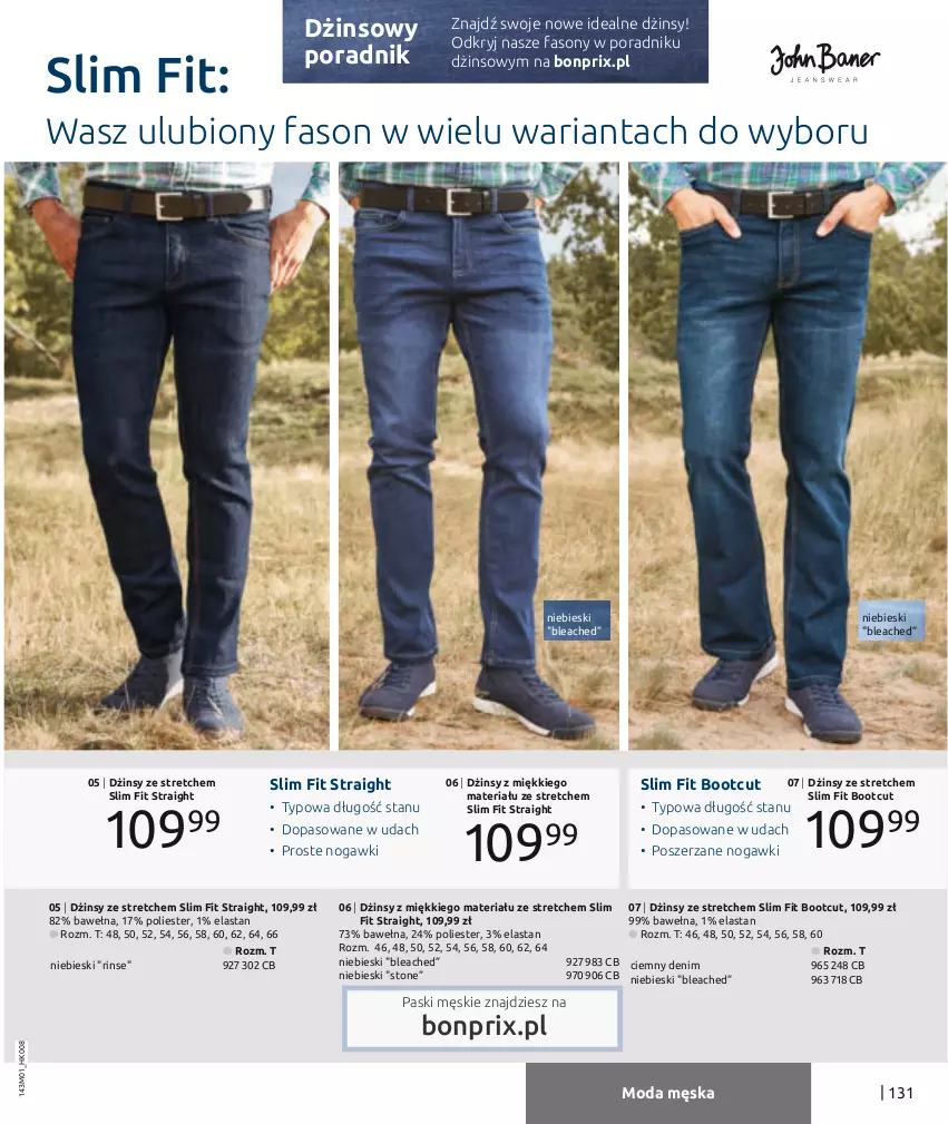 Gazetka promocyjna Bonprix - Nowy rok, nowy look! - ważna 01.01 do 04.07.2021 - strona 133 - produkty: Dżinsy, Fa, Moda, Por, Sony, Wełna