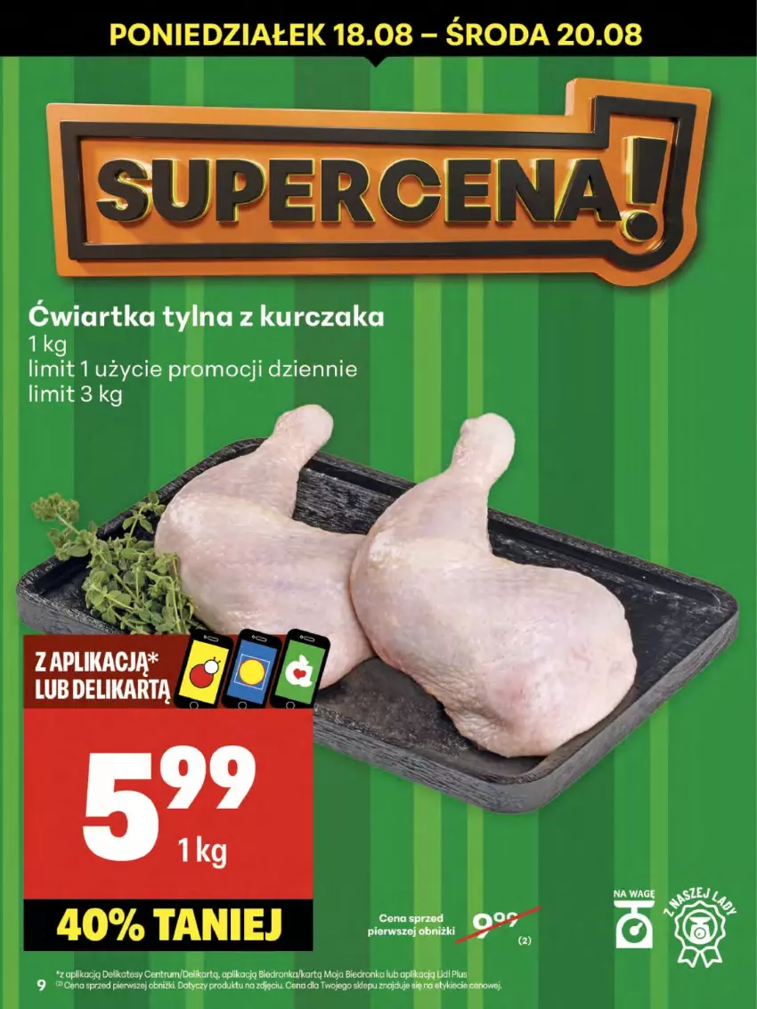 Gazetka promocyjna Delikatesy Centrum - Franczyza DC33 Czwartek - ważna 14.08 do 20.08.2025 - strona 9 - produkty: Dron, Kurczak, LG, Rum
