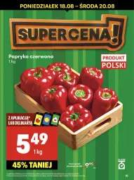 Gazetka promocyjna Delikatesy Centrum - Franczyza DC33 Czwartek - Gazetka - ważna od 20.08 do 20.08.2025 - strona 10 - produkty: Papryka czerwona, Papryka