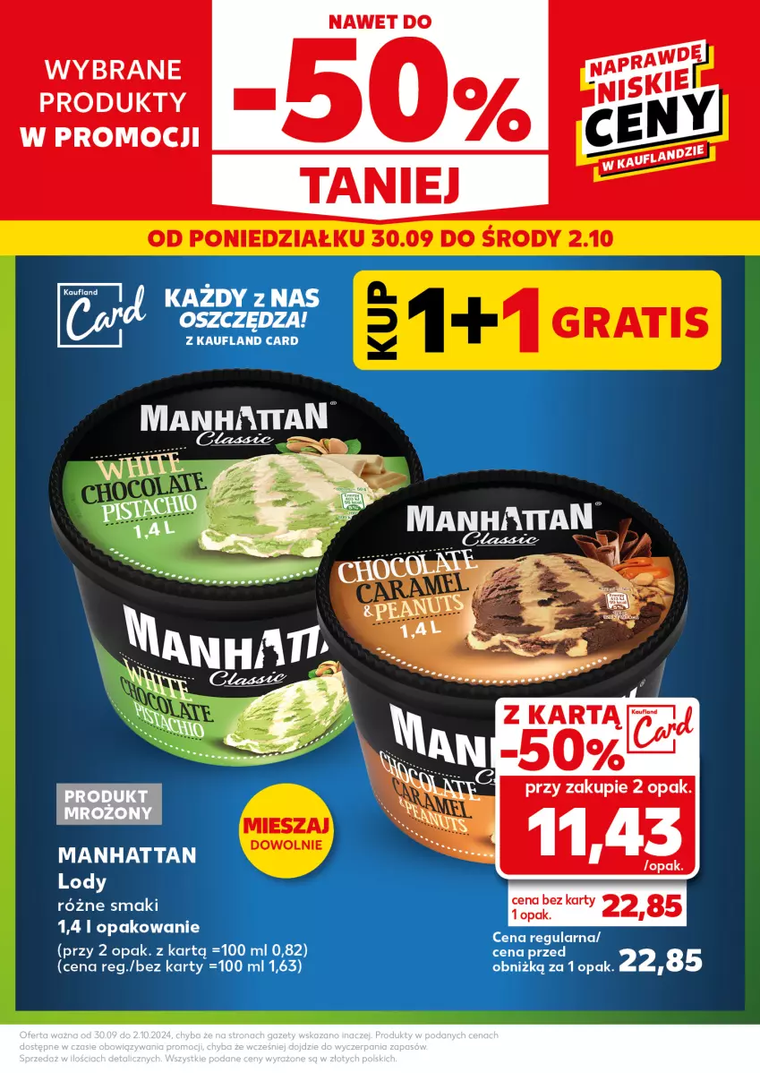 Gazetka promocyjna Kaufland - Kaufland - ważna 30.09 do 02.10.2024 - strona 3 - produkty: Lody