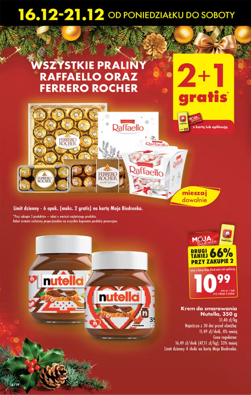 Gazetka promocyjna Biedronka - Od poniedzialku - ważna 16.12 do 21.12.2024 - strona 20 - produkty: Dron, Fa, Ferrero, Ferrero Rocher, Gra, Nutella, Raffaello