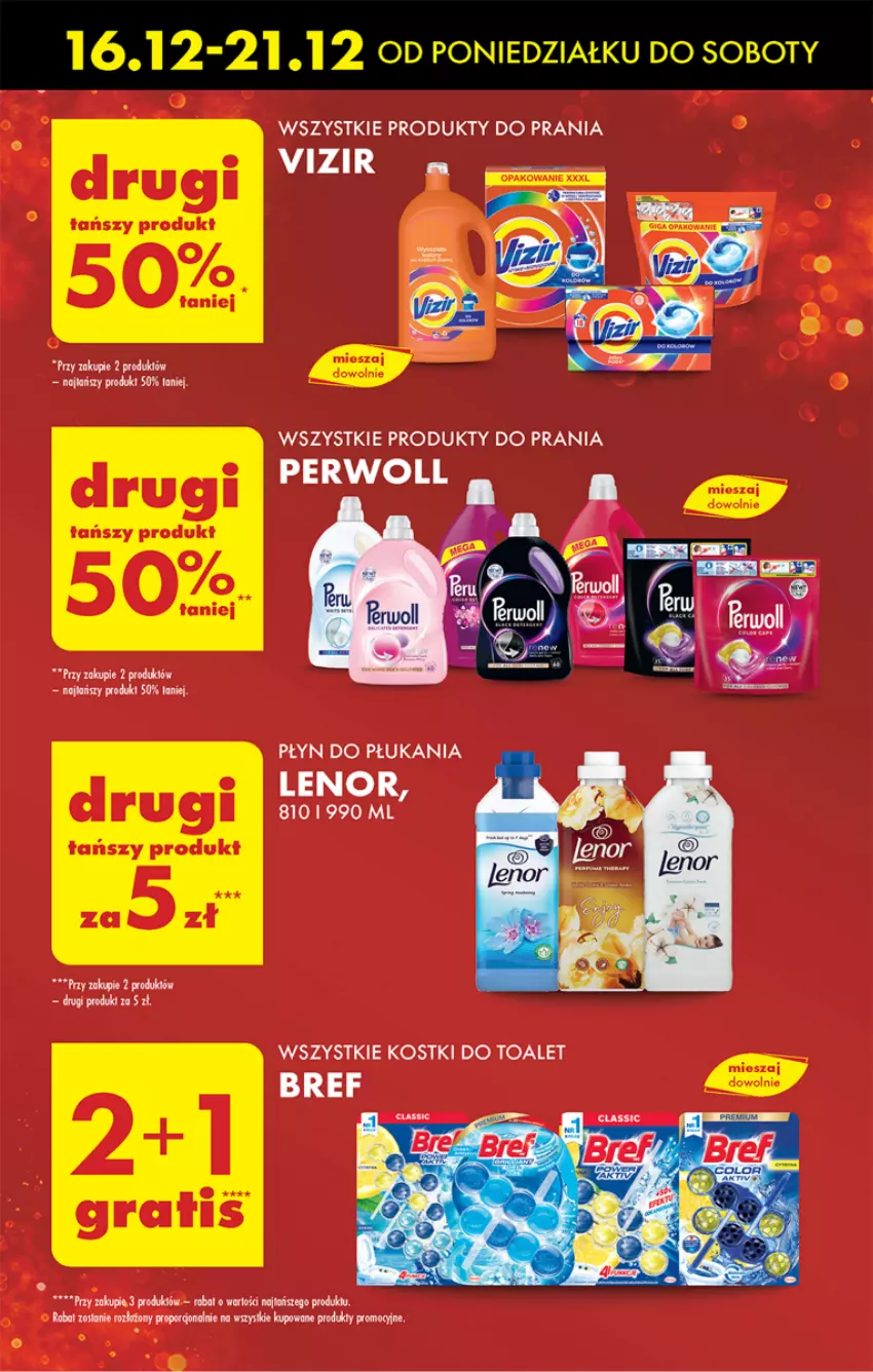 Gazetka promocyjna Biedronka - Od poniedzialku - ważna 16.12 do 21.12.2024 - strona 73 - produkty: Lenor, Płyn do płukania, Vizir