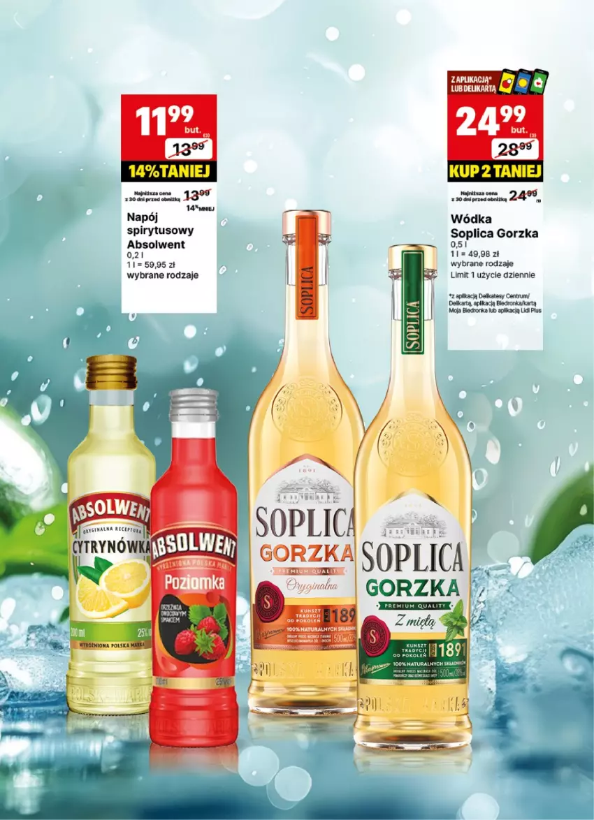 Gazetka promocyjna Delikatesy Centrum - DeliBarek DC47-DC48 - ważna 18.11 do 01.12.2024 - strona 12 - produkty: Napój, Soplica, Wódka