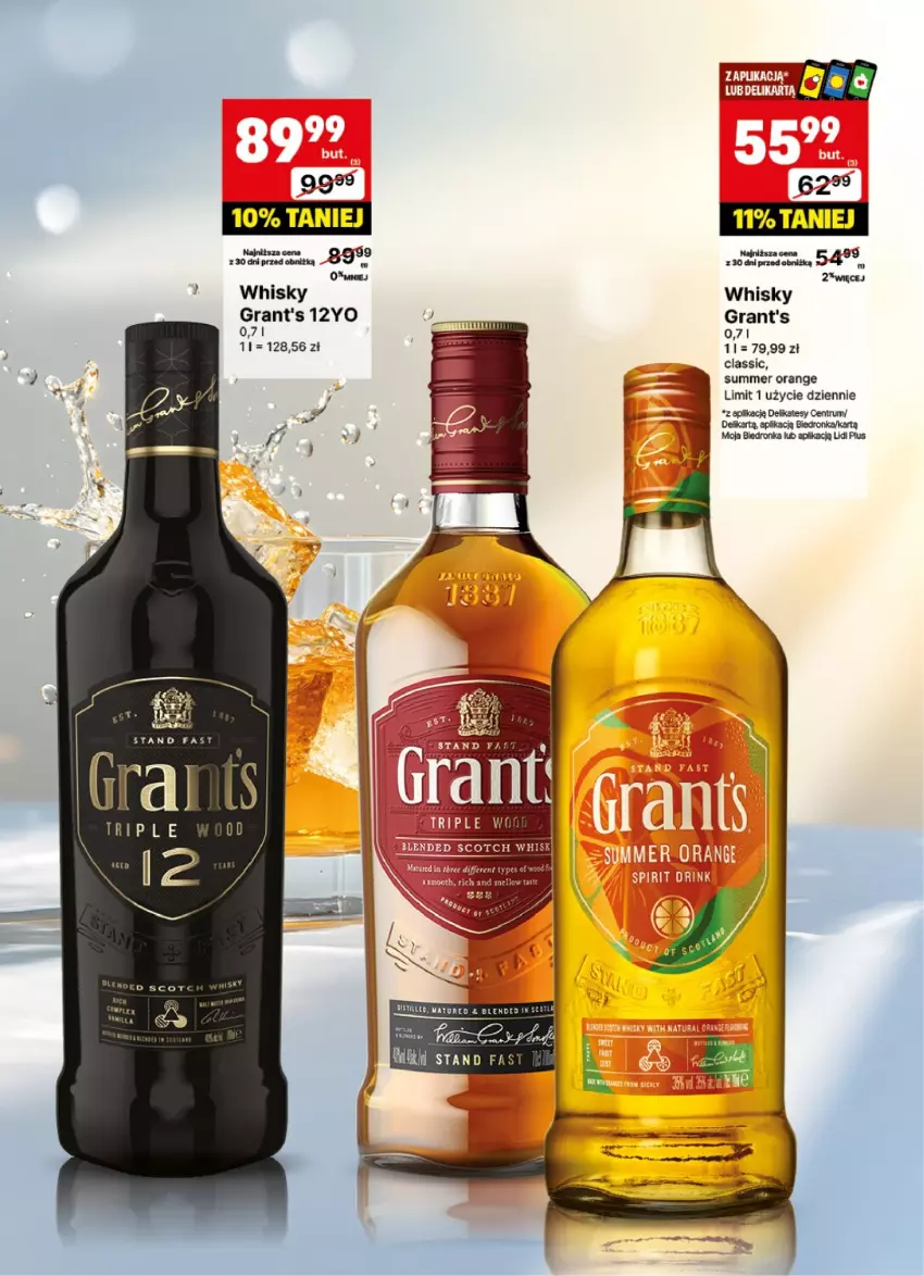 Gazetka promocyjna Delikatesy Centrum - DeliBarek DC47-DC48 - ważna 18.11 do 01.12.2024 - strona 14 - produkty: Dron, Fa, Gra, Grant's, Rum, Whisky