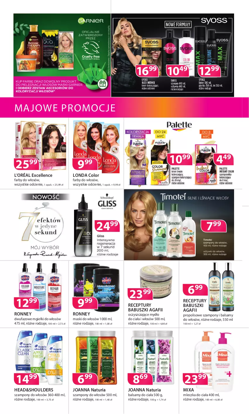 Gazetka promocyjna Drogerie Polskie - Gazetka - ważna 14.05 do 31.05.2021 - strona 6 - produkty: Fa, Joanna, L’Oréal, Mixa, Mydło, Propolis, Szampon