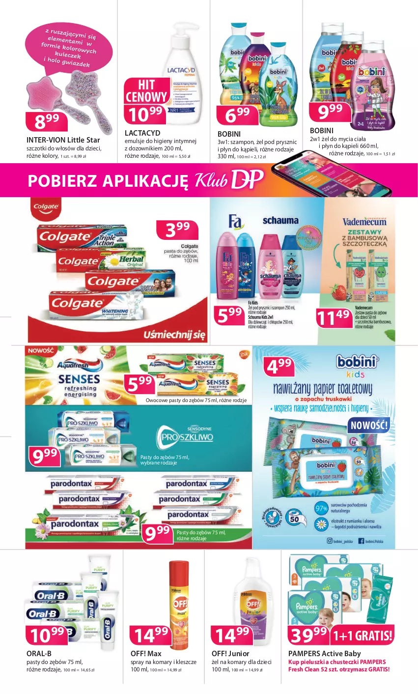 Gazetka promocyjna Drogerie Polskie - Gazetka - ważna 14.05 do 31.05.2021 - strona 7 - produkty: Chusteczki, Dozownik, Dzieci, Gra, Lactacyd, Pampers, Płyn do kąpieli, Szampon