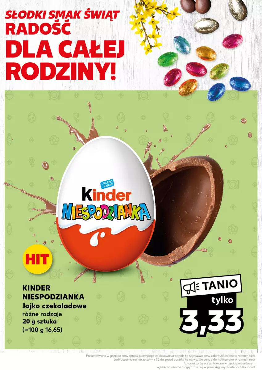 Gazetka promocyjna Kaufland - Kaufland - ważna 25.03 do 26.03.2024 - strona 10 - produkty: Kinder