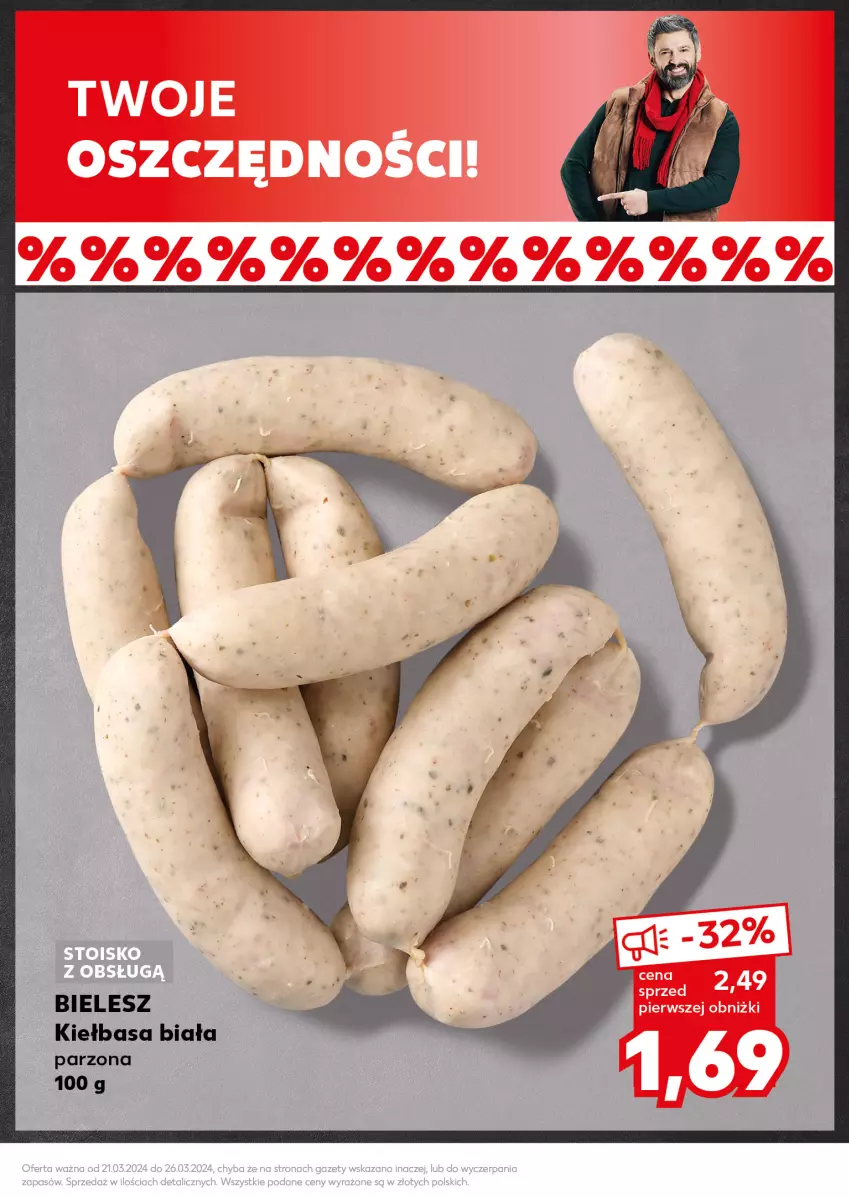 Gazetka promocyjna Kaufland - Kaufland - ważna 25.03 do 26.03.2024 - strona 19 - produkty: Kiełbasa, Kiełbasa biała