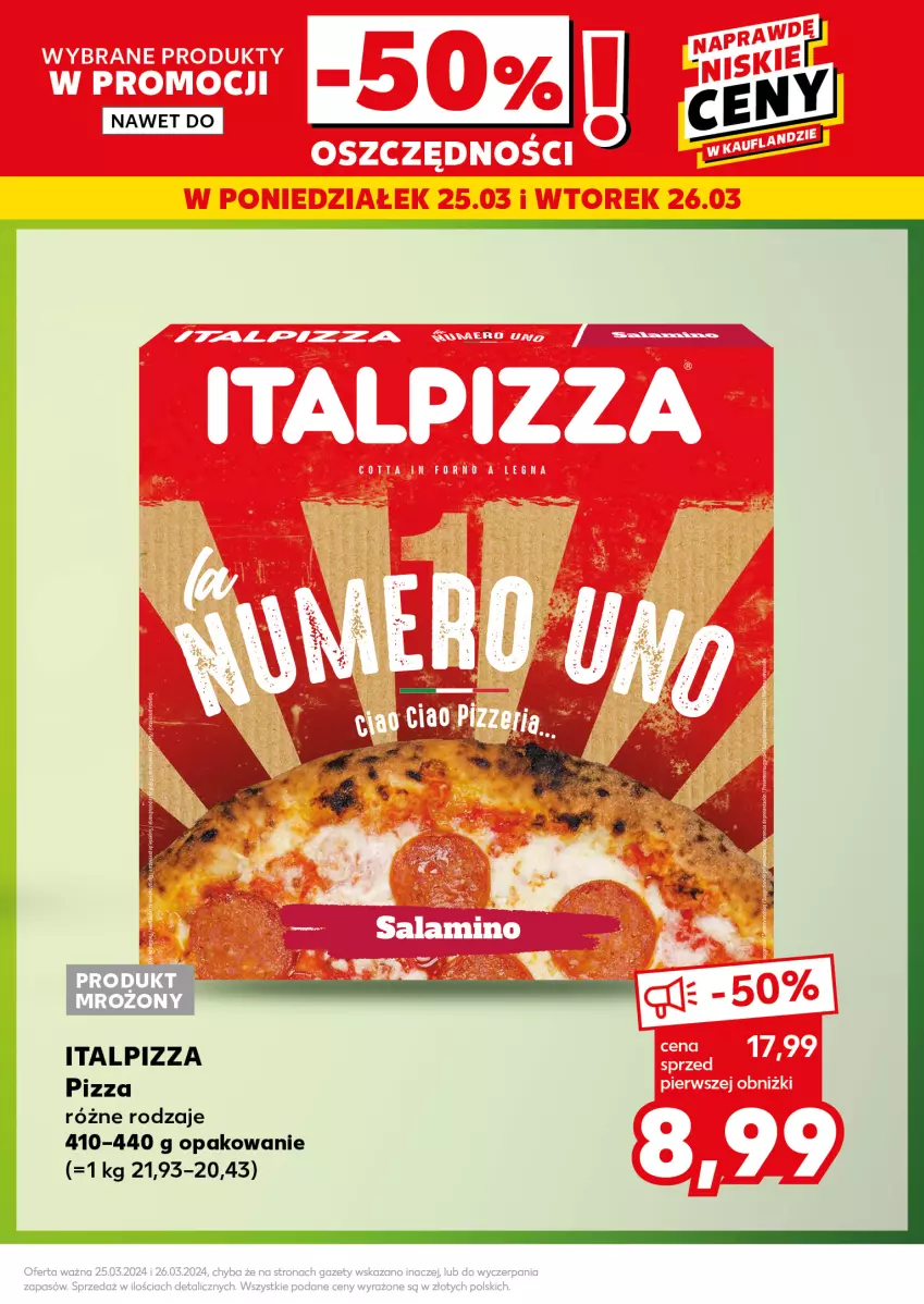 Gazetka promocyjna Kaufland - Kaufland - ważna 25.03 do 26.03.2024 - strona 3 - produkty: Pizza