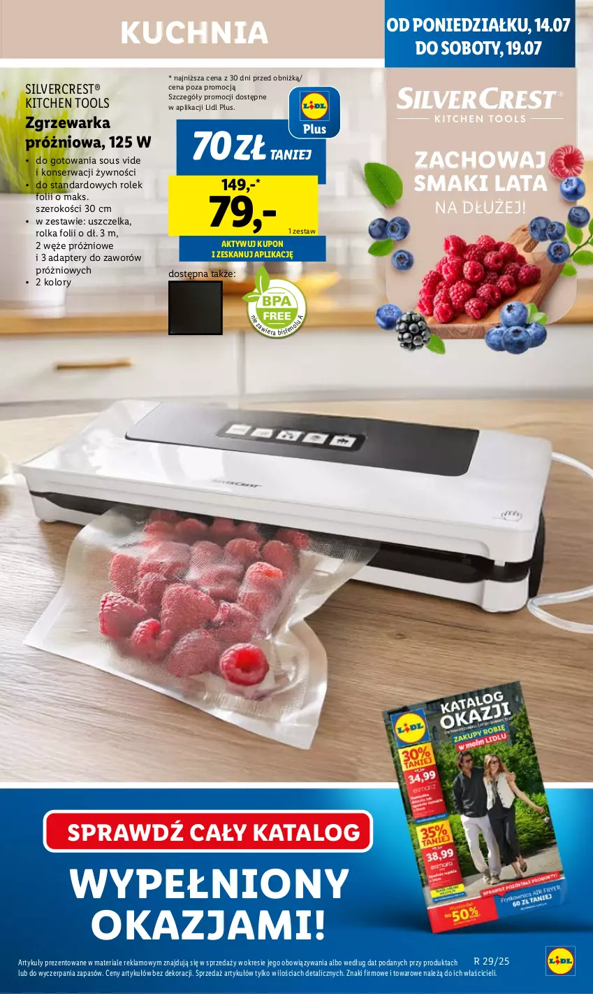 Gazetka promocyjna Lidl - GAZETKA - ważna 14.07 do 16.07.2025 - strona 11 - produkty: Kuchnia, Ser, Silvercrest, Warka