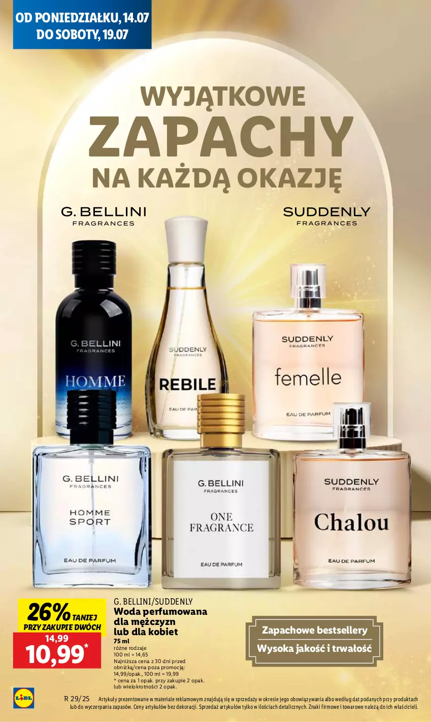Gazetka promocyjna Lidl - GAZETKA - ważna 14.07 do 16.07.2025 - strona 58 - produkty: Bell, Perfum, Sok, Woda, Woda perfumowana