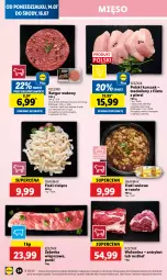 Gazetka promocyjna Lidl - GAZETKA - Gazetka - ważna od 16.07 do 16.07.2025 - strona 40 - produkty: Kurczak, Lion, Burger, Wołowina, Rostbef, Flaki, Flaki wołowe, Mięso