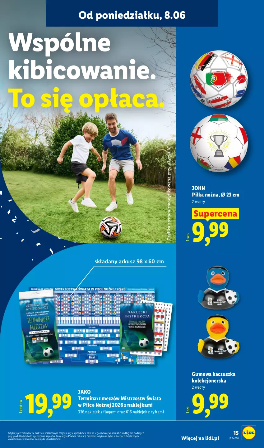 Gazetka promocyjna Lidl - Katalog ważny od 8.06 - ważna 08.06 do 13.06.2026 - strona 17 - produkty: BIC, Gra, Grafika, Klej, Noż, Piłka nożna