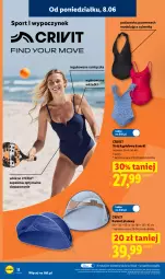 Gazetka promocyjna Lidl - Katalog ważny od 8.06 - Gazetka - ważna od 13.06 do 13.06.2026 - strona 12 - produkty: Por, Namiot, Strój kąpielowy, Sport, Wkładki
