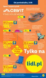 Gazetka promocyjna Lidl - Katalog ważny od 8.06 - Gazetka - ważna od 13.06 do 13.06.2026 - strona 15 - produkty: Top, Sok, Por, Rama, Parasol, Tran, Sport, Krzesło