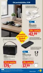 Gazetka promocyjna Lidl - Katalog ważny od 8.06 - Gazetka - ważna od 13.06 do 13.06.2026 - strona 21 - produkty: Przewód, Głośnik, Warka, Smartwatch, Głośnik bluetooth, Powerbank, Smartfon, Akumulator