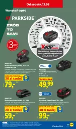 Gazetka promocyjna Lidl - Katalog ważny od 8.06 - Gazetka - ważna od 13.06 do 13.06.2026 - strona 39 - produkty: Parkside, Ser, Warka, Regał, Ogród, Akumulator