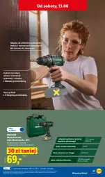 Gazetka promocyjna Lidl - Katalog ważny od 8.06 - Gazetka - ważna od 13.06 do 13.06.2026 - strona 41 - produkty: Parkside, Akumulatorowa wiertarkowkrętark, Wiertarkowkrętarka, Tarka, Wkręt, Wkrętarka, Akumulator