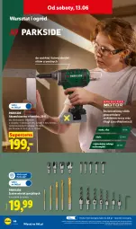 Gazetka promocyjna Lidl - Katalog ważny od 8.06 - Gazetka - ważna od 13.06 do 13.06.2026 - strona 48 - produkty: Parkside, Ustnik, Regał, Zestaw wierteł, Nitownica, Ogród, Akumulator
