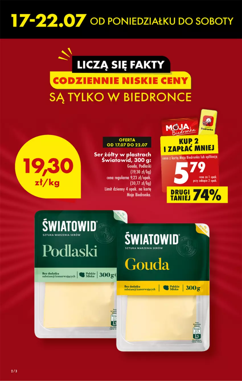 Gazetka promocyjna Biedronka - Od czwartku - ważna 20.07 do 26.07.2023 - strona 2 - produkty: Dron, Ser