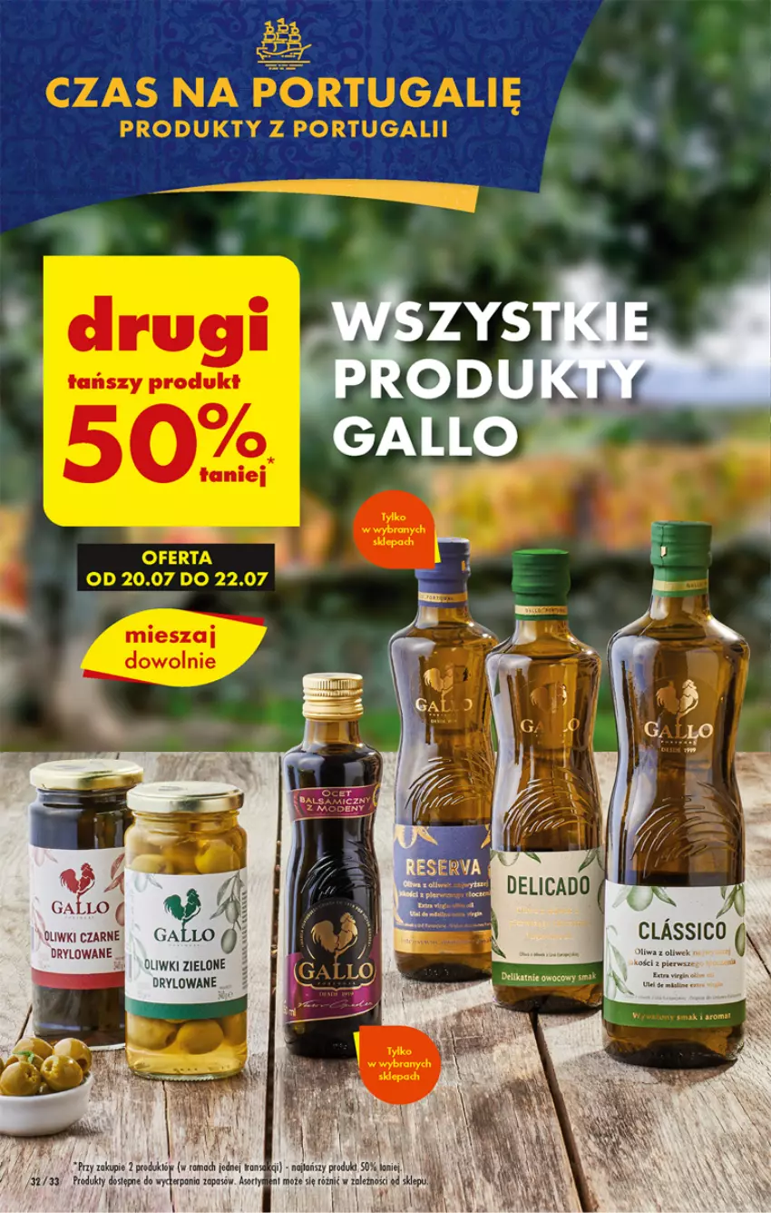 Gazetka promocyjna Biedronka - Od czwartku - ważna 20.07 do 26.07.2023 - strona 32 - produkty: Gin, Oliwki, Oliwki zielone, Por, Tran