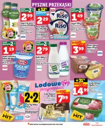 Gazetka promocyjna Topaz - Gazetka - Gazetka - ważna od 22.04 do 22.04.2026 - strona 15 - produkty: Top, Ser, BIC, Danone, Piątnica, Jogurt, Mlekovita, Robico, Activia, Lody, Deser, Alpro, Kefir, Mleko