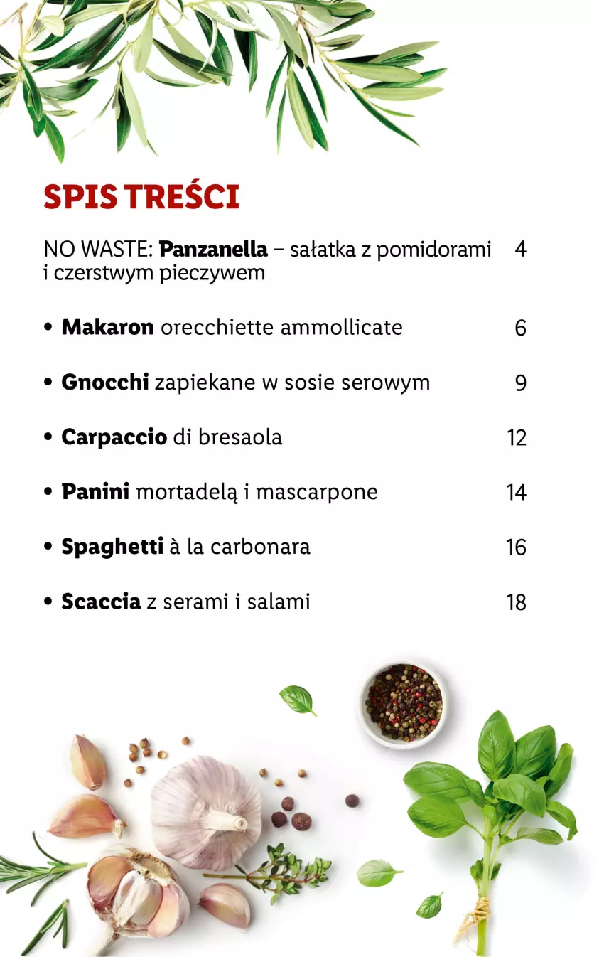 Gazetka promocyjna Lidl - KATALOG ITALIAMO - ważna 06.02 do 11.02.2023 - strona 2 - produkty: Bresaola, Carpaccio, Gnocchi, Makaron, Mascarpone, Piec, Salami, Sałat, Sałatka, Ser, Sos, Spaghetti