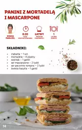 Gazetka promocyjna Lidl - KATALOG ITALIAMO - Gazetka - ważna od 11.02 do 11.02.2023 - strona 14 - produkty: Ser, Por, Mascarpone, Bazyl, Bazylia, Pecorino, Ciabatta, Szpinak