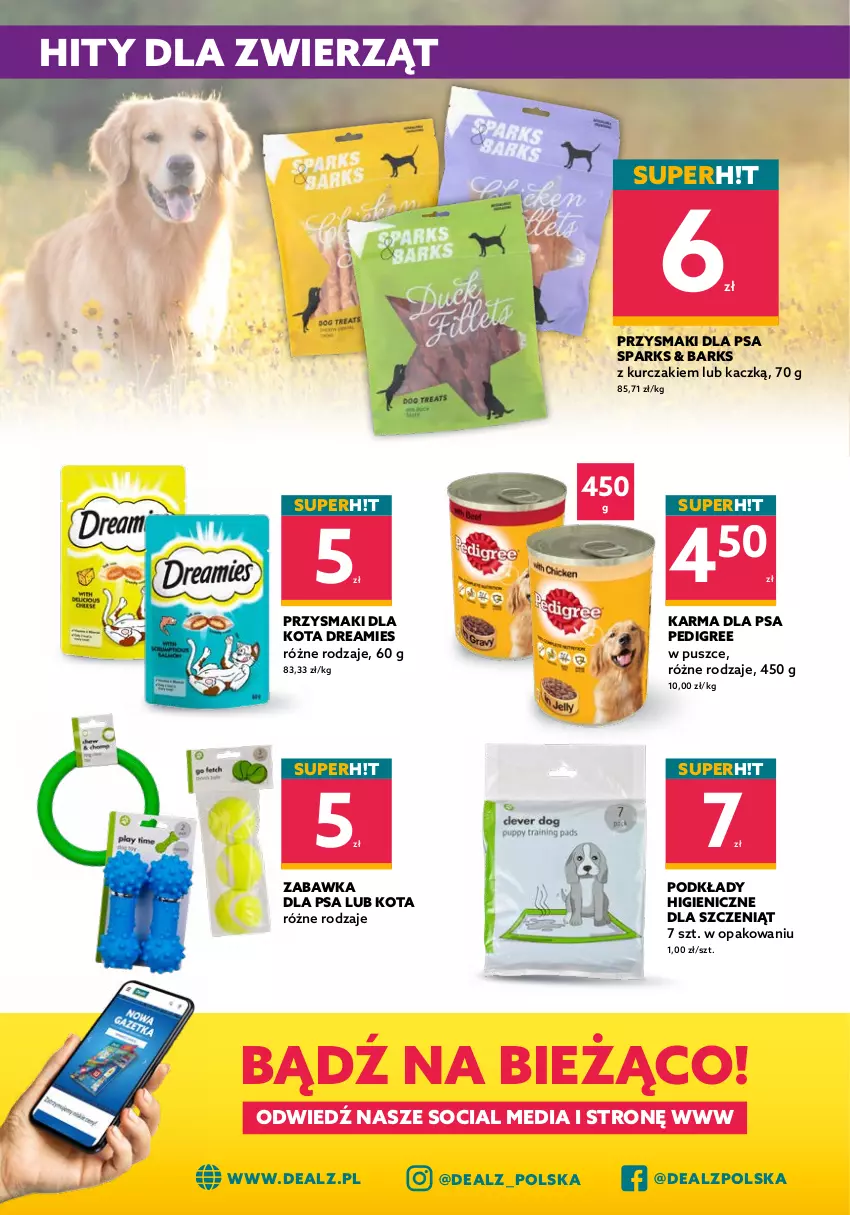 Gazetka promocyjna Dealz - WIELKIE OTWARCIE 14.04.2022Sosnowiec, Aura Park - ważna 14.04 do 28.04.2022 - strona 8 - produkty: Kurczak, Pedigree, Podkład, Przysmaki, Zabawka