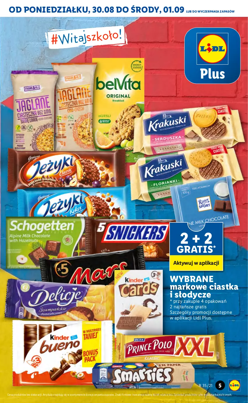 Gazetka promocyjna Lidl - GAZETKA - ważna 30.08 do 01.09.2021 - strona 5 - produkty: Ciastka, Gra