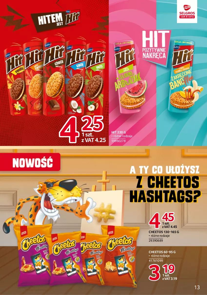 Gazetka promocyjna Selgros - Katalog Markowe Produkty - ważna 20.04 do 02.05.2023 - strona 13 - produkty: Cheetos