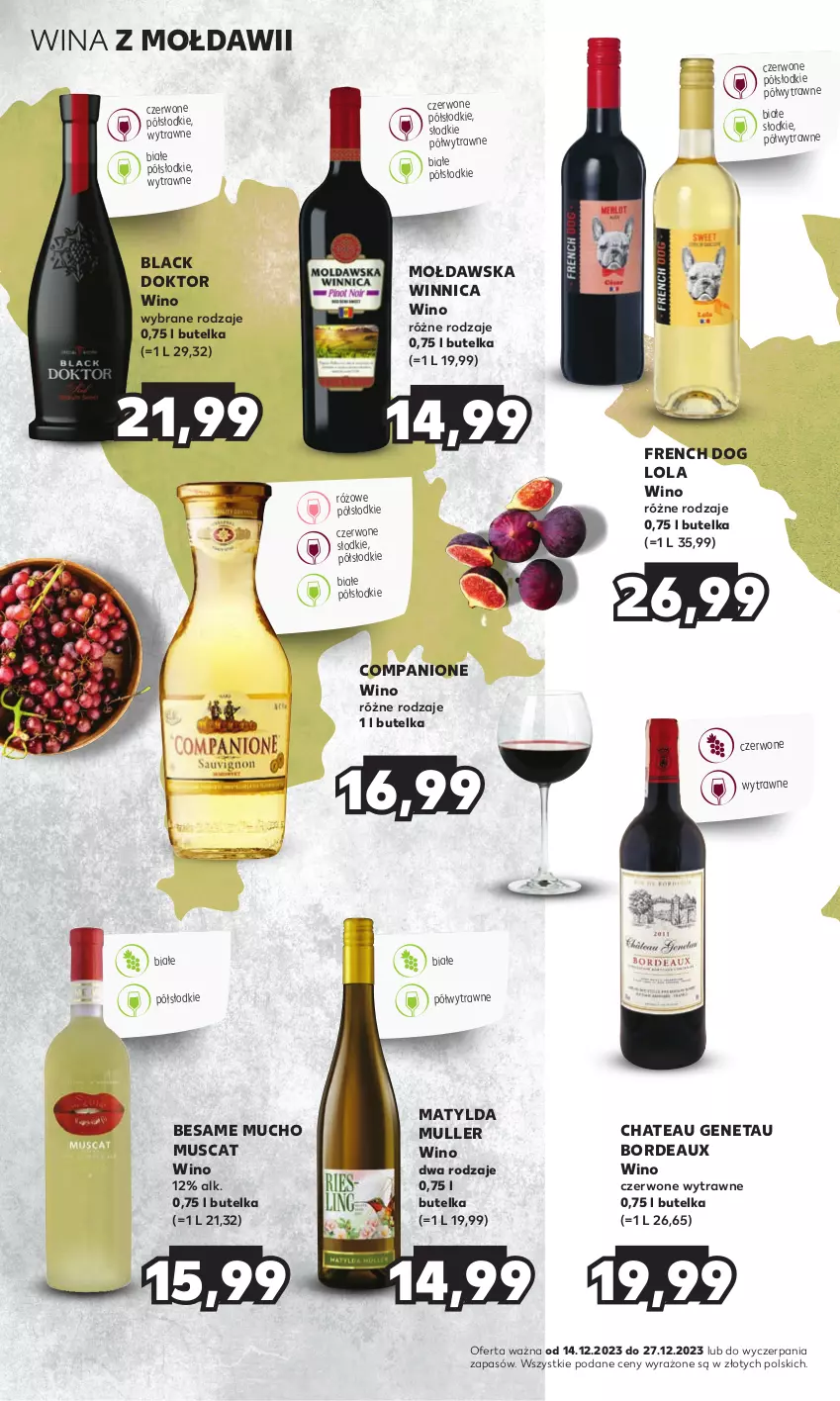 Gazetka promocyjna Kaufland - Barek Kauflandu - ważna 14.12 do 27.12.2023 - strona 16 - produkty: AniOne, Bordeaux, Lack, Mus, Wino, Wino czerwone