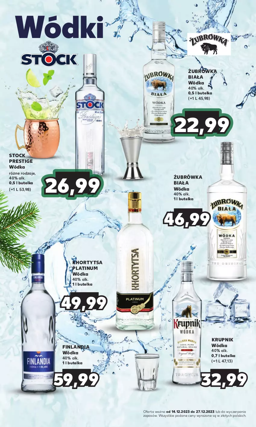 Gazetka promocyjna Kaufland - Barek Kauflandu - ważna 14.12 do 27.12.2023 - strona 2 - produkty: Finlandia, Krupnik, Stock, Wódka