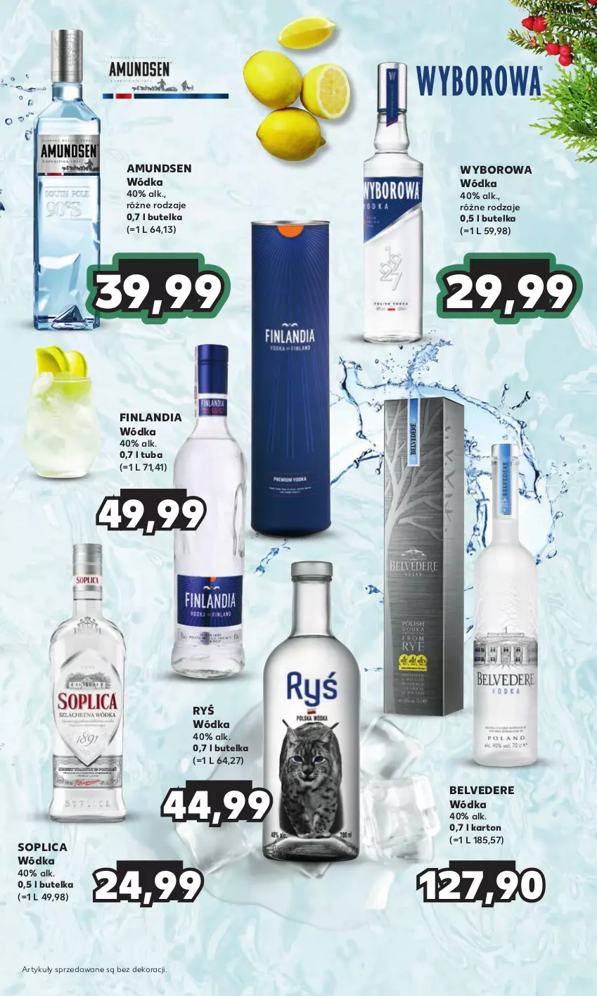 Gazetka promocyjna Kaufland - Barek Kauflandu - ważna 14.12 do 27.12.2023 - strona 3 - produkty: Amundsen, Finlandia, Soplica, Wódka, Wyborowa